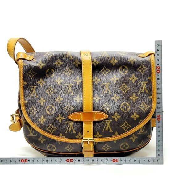 Louis Vuitton Saumur 30 Brown Monogram Crossbody Bag mon879-102525 - Picture 2 of 16